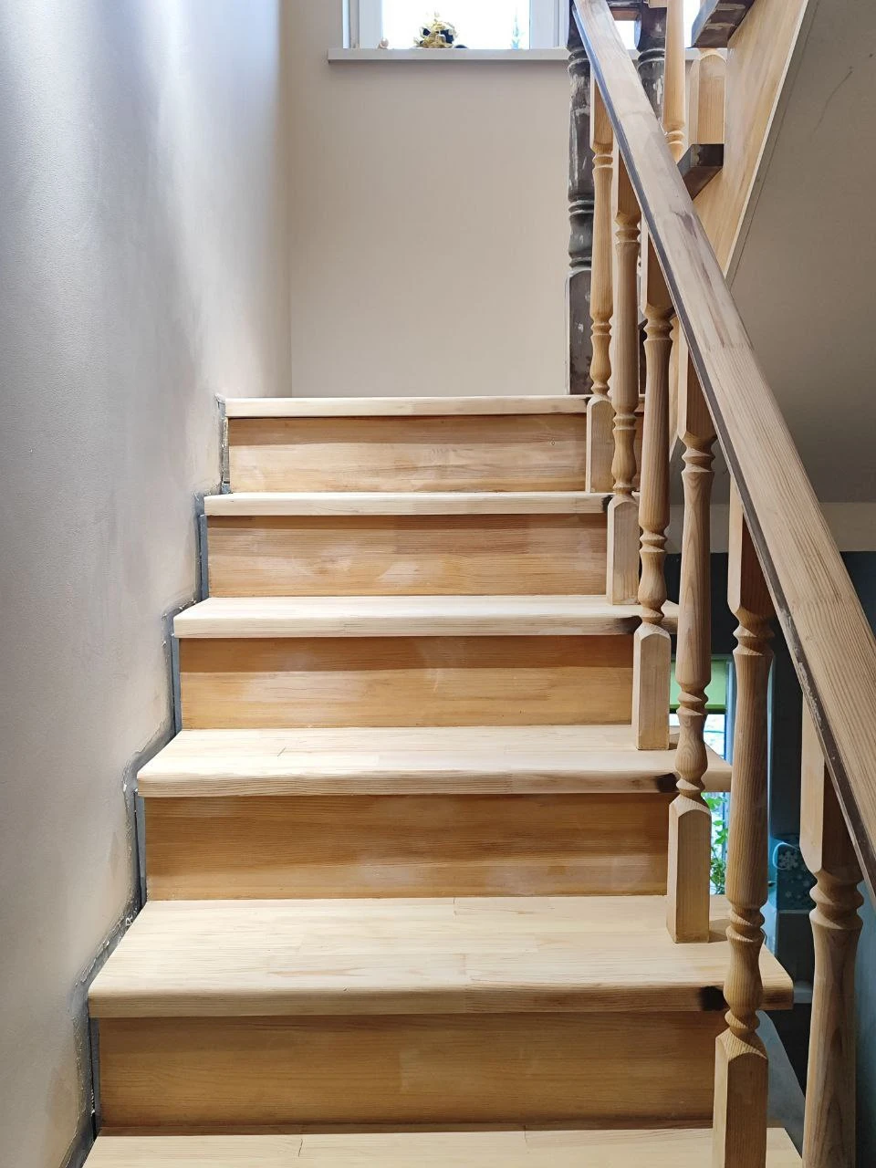 After sanding